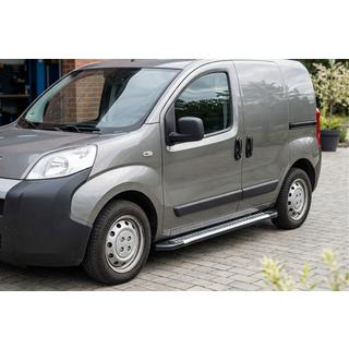 Sānu sliekšņi Line (2 gab., alumīnijs) Citroen Nemo 2007–2017 foto 1