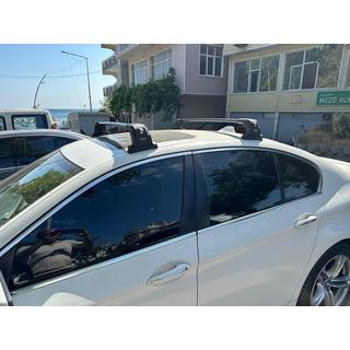 Jumta bagāžnieka šķērstieņi oriģinālajām stiprinājuma vietām Ecem V3 (2 gab.) BMW 5. sērija F10/F11 2010–2016 foto 1