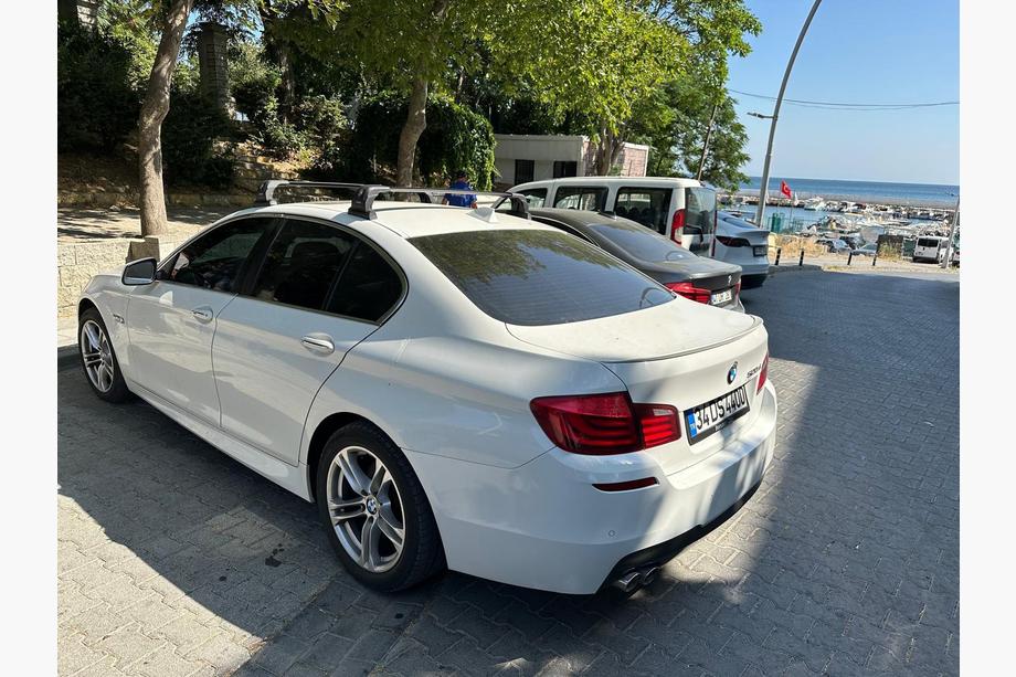 BMW 5. sērija F10/F11 2010–2016 Jumta bagāžnieka šķērstieņi oriģinālajām stiprinājuma vietām Ecem V3 (2 gab.) Pelēks, 110 cm Foto 7