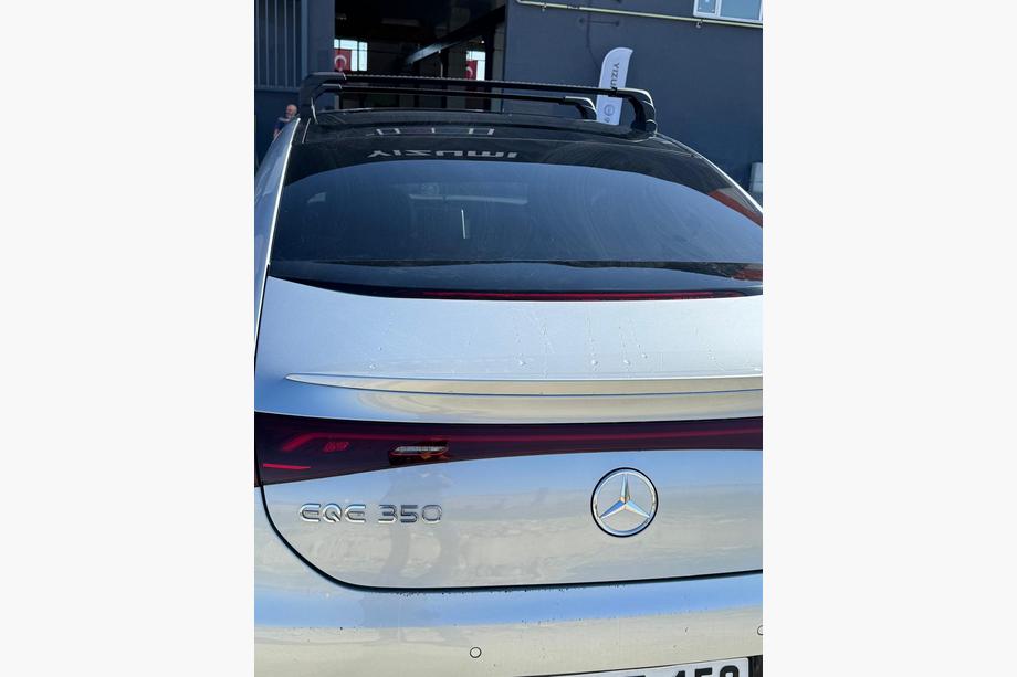 Mercedes EQE Jumta bagāžnieka šķērstieņi oriģinālajām stiprinājuma vietām Ecem V3 (2 gab.) Pelēks, 110 cm Foto 4