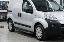 Citroen Nemo 2007–2017 Sānu pakāpieni RedLine Black (2 gab., alumīnijs) foto 1