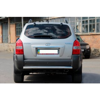 Aizmugurējais aizsargloks AK002 (nerūsējošais tērauds) Hyundai Tucson JM 2004– foto 1