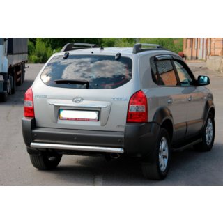 Aizmugurējais aizsargloks AK002 (nerūsējošais tērauds) Hyundai Tucson JM 2004– foto 2