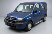 Fiat Doblo I 2001–2005 Sānu sliekšņi Line (2 gab., alumīnijs) foto 1