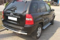 Kia Sportage 2004–2010 Aizmugurējais aizsargloks AK002 (nerūsējošais tērauds) foto 2