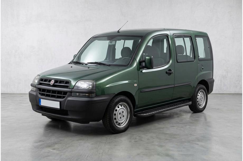 Fiat Doblo I 2001–2005 Sānu pakāpieni Bosphorus Black (2 gab., alumīnijs) Image