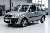Fiat Doblo I 2005–2010 Sānu sliekšņi Line (2 gab., alumīnijs) foto 1