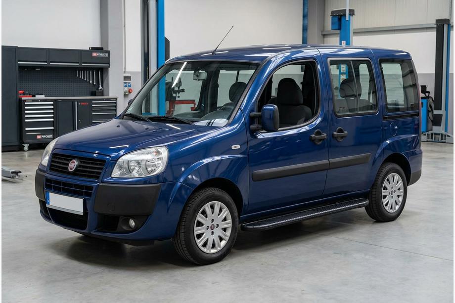 Fiat Doblo I 2005–2010 Sānu pakāpieni Bosphorus Black (2 gab., alumīnijs) Image
