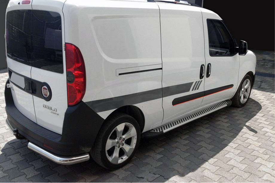 Fiat Doblo II 2010–2022 Sānu sliekšņi Line (2 gab., alumīnijs) Image