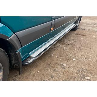 Sānu pakāpieni Rainbow (2 gab., alumīnijs) Mercedes Sprinter W906 2006–2018 foto 2