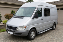 Mercedes Sprinter W901/902/903/904/905 1995–2006 Sānu sliekšņi Line (2 gab., alumīnijs) foto 1