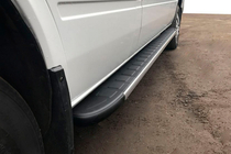 Mercedes Sprinter W901/902/903/904/905 1995–2006 Sānu sliekšņi Duru (2 gab., alumīnijs) foto 1