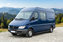 Mercedes Sprinter W901/902/903/904/905 1995–2006 Sānu pakāpieni Bosphorus Black (2 gab., alumīnijs) foto 1
