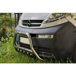 Bullbārs WT003-4 (nerūsējošais tērauds) foto 4
