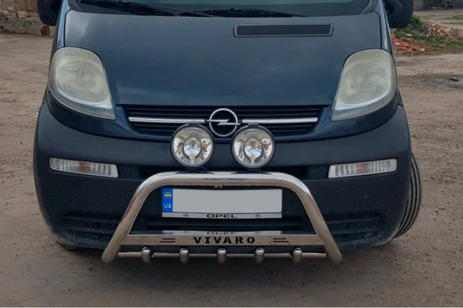 Opel Vivaro 2001–2015 Bullbārs WT003-4 (nerūsējošais tērauds) Foto 9
