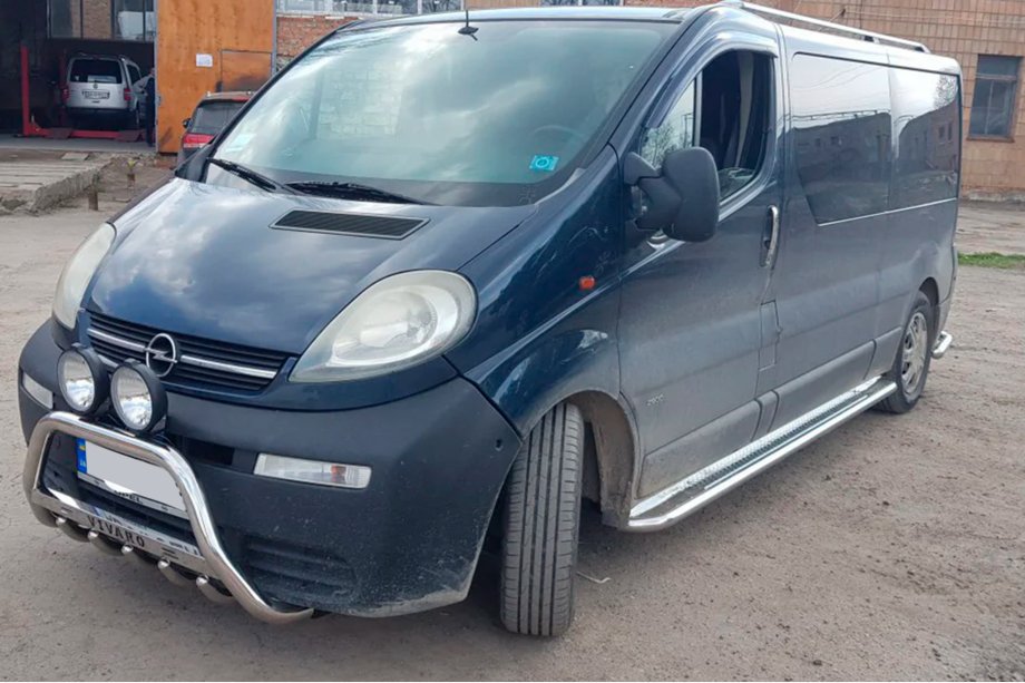 Opel Vivaro 2001–2015 Bullbārs WT003-4 (nerūsējošais tērauds) Foto 10