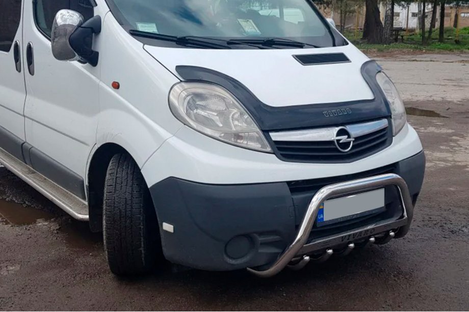Opel Vivaro 2001–2015 Bullbārs WT003-4 (nerūsējošais tērauds) Bez uzraksta Image