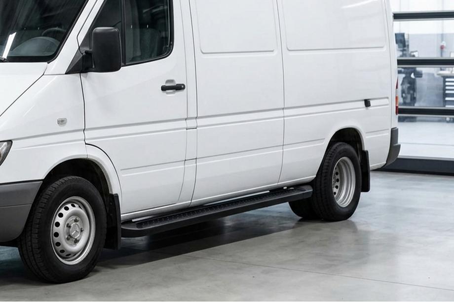 Volkswagen LT 1995–2006 Sānu pakāpieni Allmond Black (2 gab., alumīnijs) Image