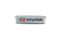 Hyundai Alumīnija emblēma auto paklājiņiem (1 gab.) foto 1
