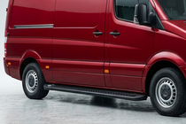 Volkswagen Crafter 2006–2016 Sānu pakāpieni Allmond Black (2 gab., alumīnijs) foto 1