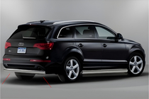 Audi Q7 2005–2015 Aizmugurējais aizsargloks AK002 (nerūsējošais tērauds) foto 1