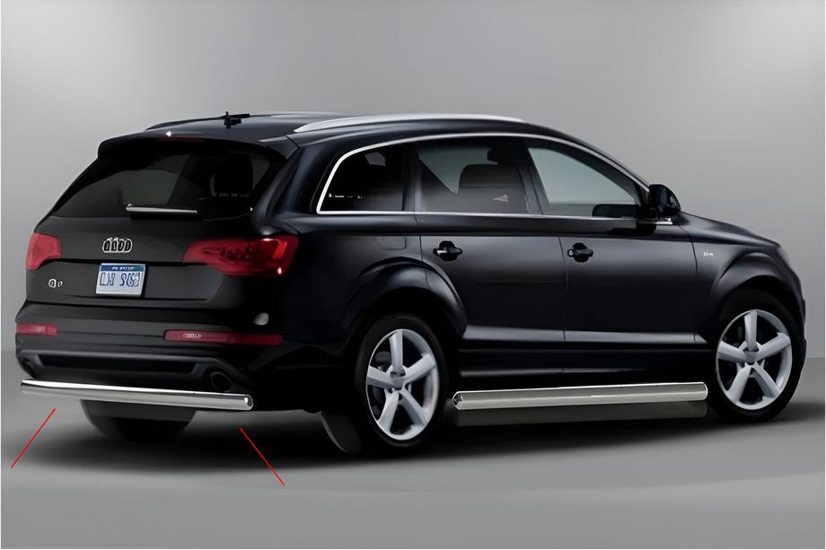 Audi Q7 2005–2015 Aizmugurējais aizsargloks AK002 (nerūsējošais tērauds) Image