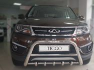 Chery Tiggo 5 2013– Priekšējais bullbar WT003 (nerūsējošais tērauds) foto 1