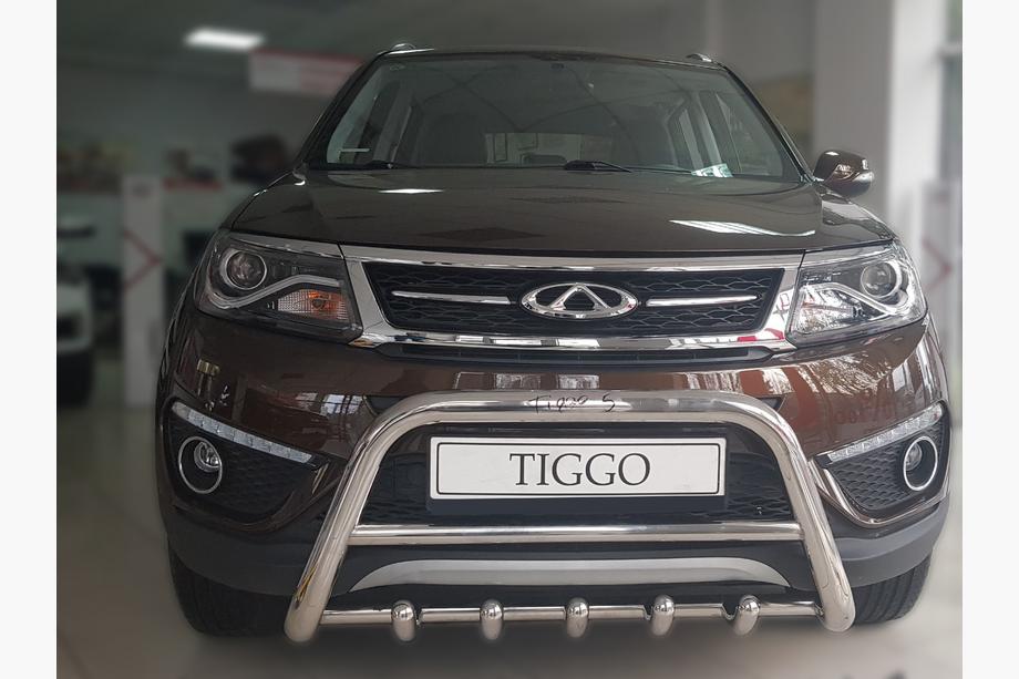 Chery Tiggo 5 2013– Priekšējais bullbar WT003 (nerūsējošais tērauds) Image