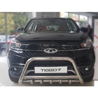 Priekšējais bullbar WT003 (nerūsējošais tērauds) Chery Tiggo 7 2016–2019 foto 1