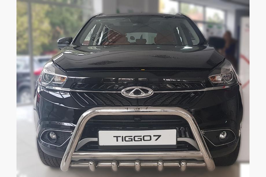 Chery Tiggo 7 2016–2019 Priekšējais bullbar WT003 (nerūsējošais tērauds) Image