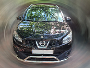 Nissan Qashqai 2007–2010 Priekšējais aizsargstienis (nerūsējošais tērauds) foto 1