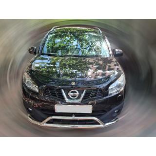 Priekšējais aizsargstienis (nerūsējošais tērauds) Nissan Qashqai 2007–2010