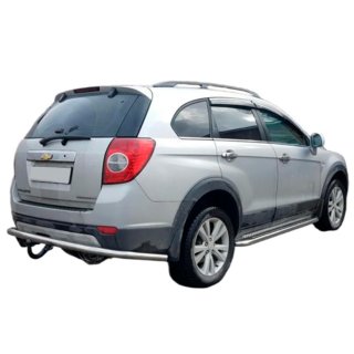 Aizmugures aizsargstienis AK005 (nerūsējošais tērauds) Chevrolet Captiva 2006–2019 foto 1