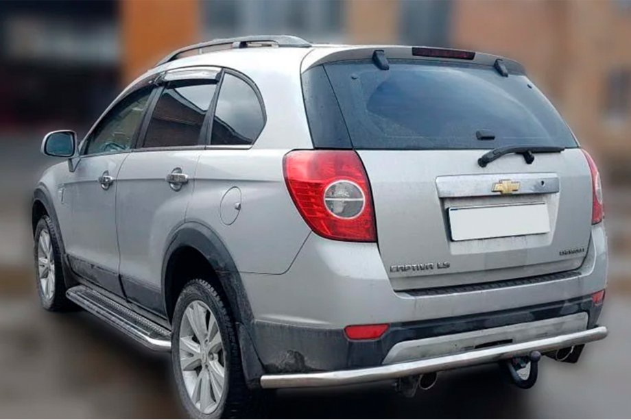 Chevrolet Captiva 2006–2019 Aizmugures aizsargstienis AK005 (nerūsējošais tērauds) Foto 3
