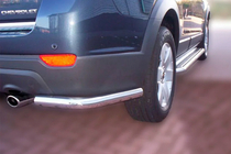 Chevrolet Captiva 2006–2019 Aizmugurējie stūra elementi AK003 (2 gab., nerūsējošais tērauds) foto 1