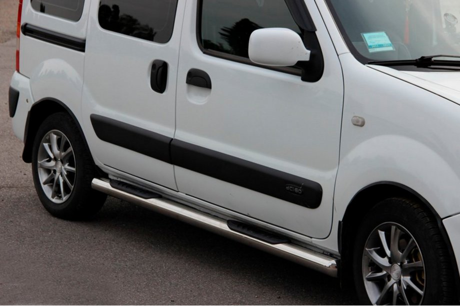 Renault Kangoo 1998–2008 Sānu caurules (2 gab., nerūs. tērauds) Image