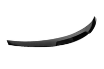 BMW 1. sērija E81/E82/E87/E88 2004–2011 M4-Style aizmugurējais spoileris (E82, melns spīdīgs) foto 5