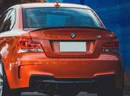BMW 1. sērija E81/E82/E87/E88 2004–2011 Spoileris P-Style (E82, spīdīgi melns) foto 1