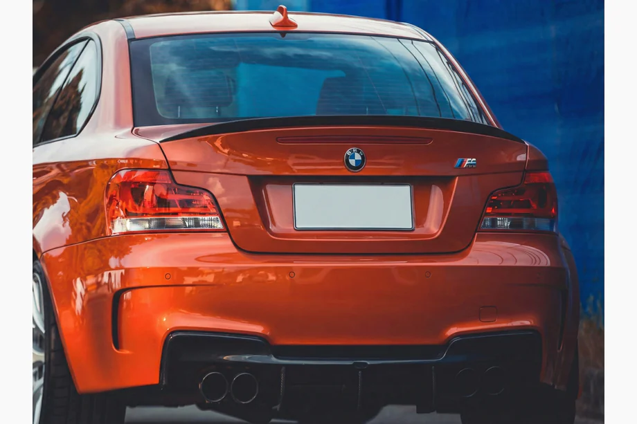BMW 1. sērija E81/E82/E87/E88 2004–2011 Spoileris P-Style (E82, spīdīgi melns) Image