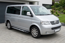 Volkswagen T5 Transporter 2003–2010 Sānu sliekšņi Sunrise (2 gab., alumīnijs) Garā riteņu bāze foto 1