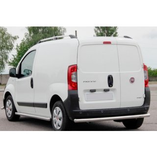 Aizmugures aizsargstienis (nerūsējošais tērauds) Fiat Fiorino/Qubo 2008–2024 foto 1