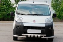 Fiat Fiorino/Qubo 2008–2024 Priekšējais aizsargstienis Shark (nerūsējošais tērauds) foto 1