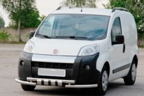 Fiat Fiorino/Qubo 2008–2024 Priekšējais aizsargstienis Shark (nerūsējošais tērauds) foto 3