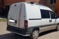 Fiat Scudo 1996–2007 Aizmugures aizsargstienis AK005 (nerūsējošais tērauds) foto 3