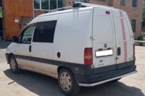 Fiat Scudo 1996–2007 Aizmugures aizsargstienis AK005 (nerūsējošais tērauds) foto 2