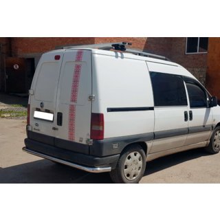 Aizmugures aizsargstienis AK005 (nerūsējošais tērauds) Fiat Scudo 1996–2007 foto 3