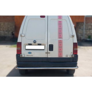 Aizmugures aizsargstienis AK005 (nerūsējošais tērauds) Fiat Scudo 1996–2007 foto 1