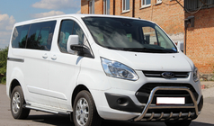 Ford Custom 2013–2022 Priekšējais bullbar WT003 (nerūsējošais tērauds) foto 4