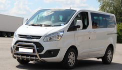 Ford Custom 2013–2022 Priekšējais bullbar WT003 (nerūsējošais tērauds) foto 3