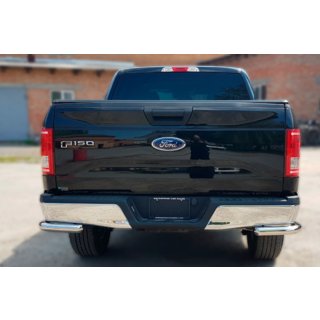 Aizmugurējie stūra elementi AK003 (2 gab., nerūsējošais tērauds) Ford F-150 2014–2021 foto 2